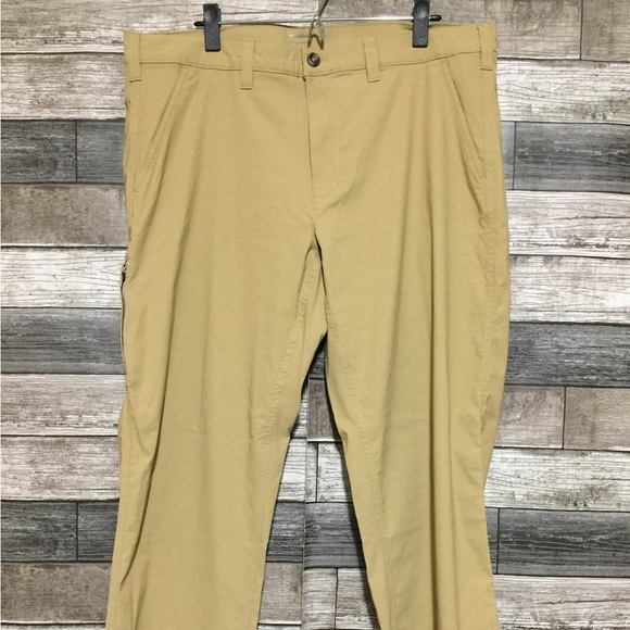 Eddie Bauer Travex Hiking Pants Men’s 38x30 Tan Cargo Pocket Lightweight - Picture 5 of 10